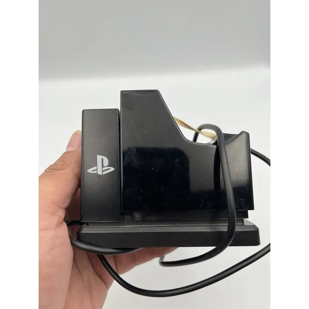 TESTED! Power A DualShock Charging Station PS4 PlayStation 4 Black + USB Dongle